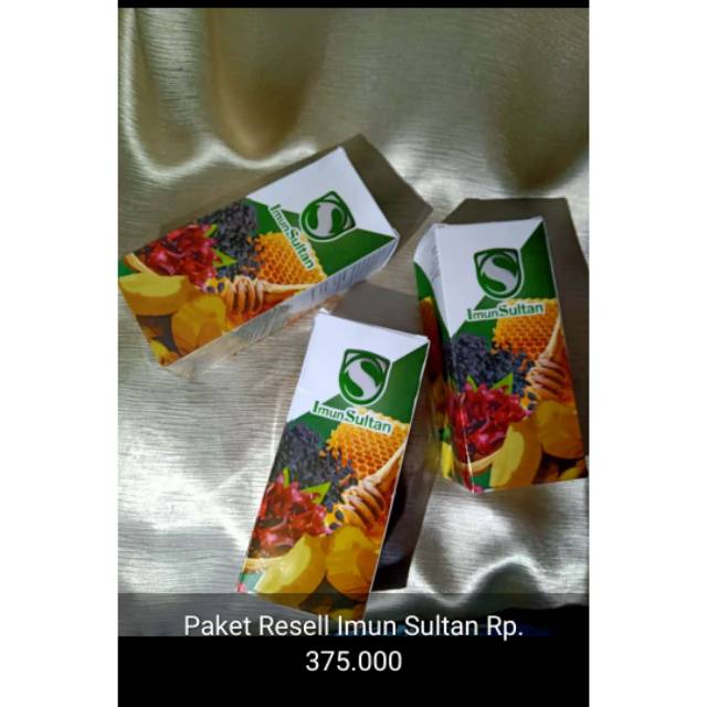

3 Botol Imun Sultan Paket Resell Gratis member