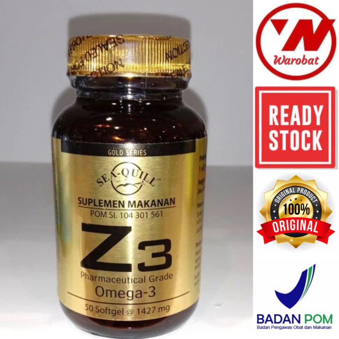 Seaquill Sea - Quill Omega 3 Z3 Omega3 Z 3 50 Softgels Termurah