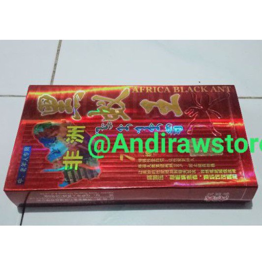 Jamu Herbal Kapsul Semut Hitam Africa Ori