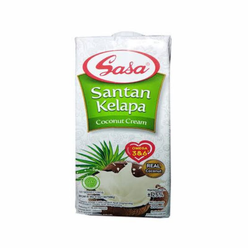 

Santan kelapa cair Sasa 200ml