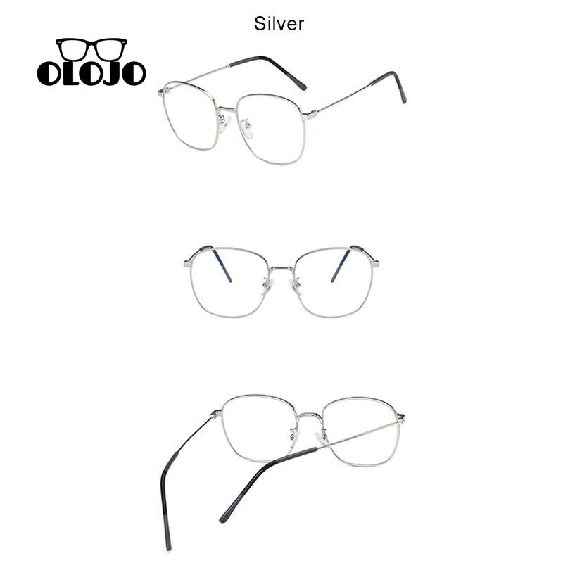 【Baru Datang】【TERSEDIA &amp; COD】Frame Kacamata Anti Radiasit Wanita Korean Gaya Vintage Retro Kaca Mata Anti Biru Eyeglasses- ol2