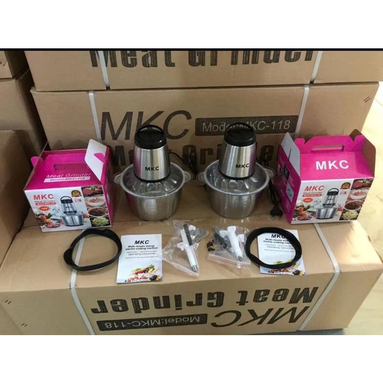 Stainless Blender Daging Elektrik - Stainless Meat Grinder - Blender Giling Daging - Blender Capsule - Chopper