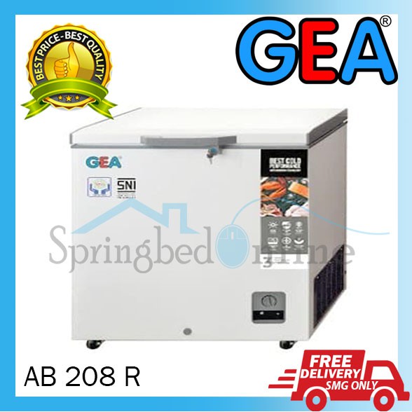 Chest Freezer GEA 210 Liter - AB 208 R - Garansi Resmi