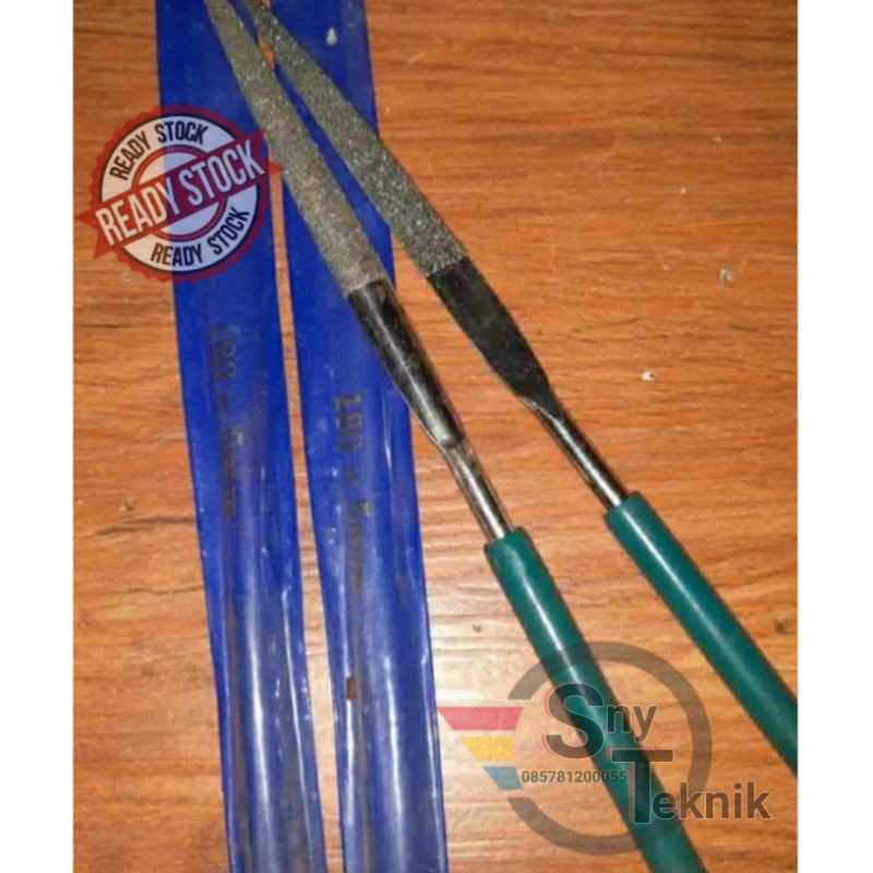 

Original Kikir Intan Diamond File 1 Pcs Type Runcing Setengah Bulat