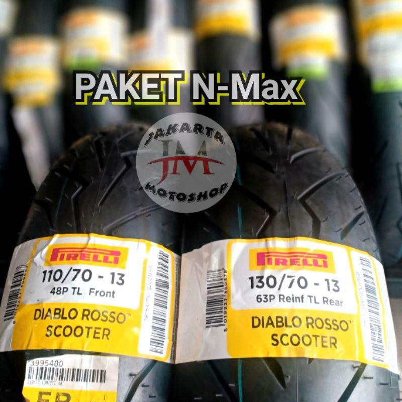 Jual Paket Ban Nmax Pirelli Diablo Rosso Scooter New Product Indonesia