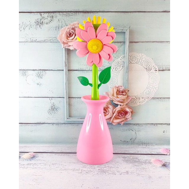 Sikat Wastafel Bunga Matahari