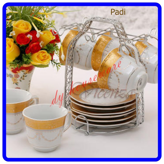 Cangkir set Vizenza / Cangkir Tatakan / Cup & Saucer Vicenza C78-1