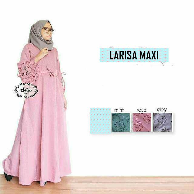 LARISA MAXI  BALOTELY  | tanah abang | tas slempang | baju kekinian | lengan panjang |