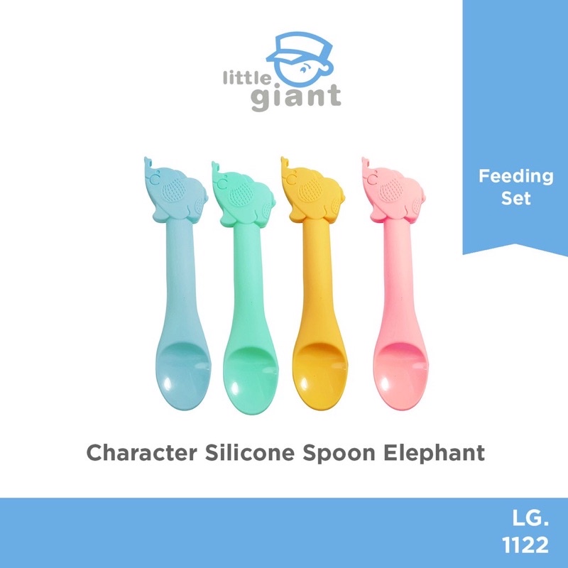 Liitle Giant Character Silicone Spoon Lg1122 - Sendok bayi