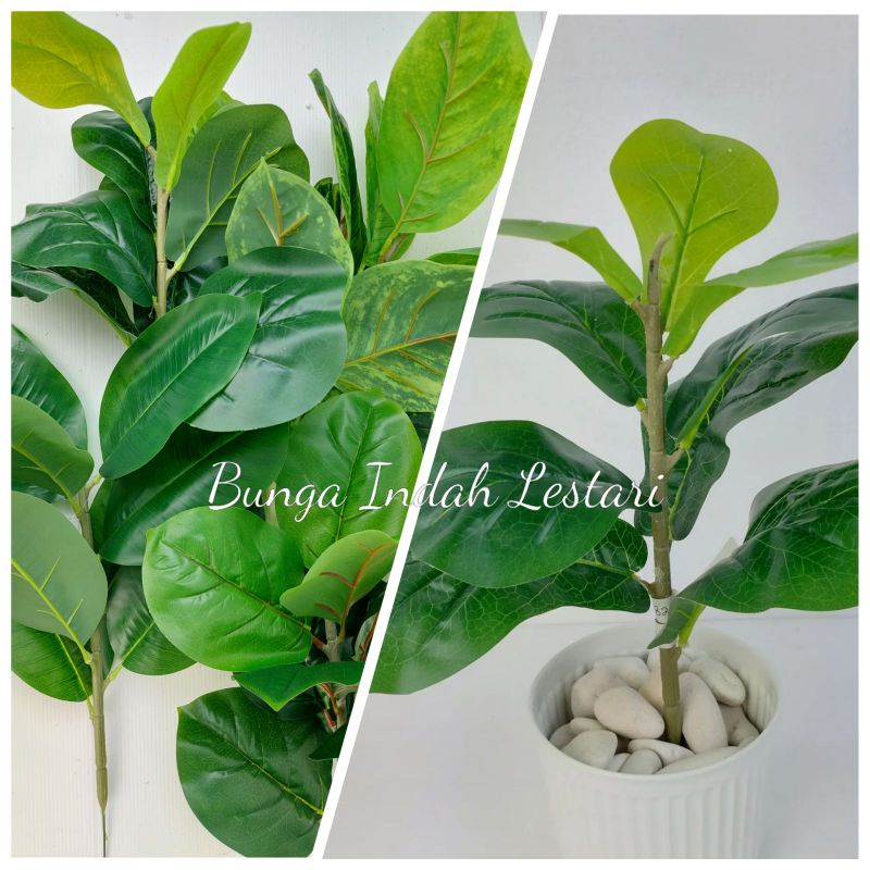 Daun plastik palsu dekorasi/daun tancap tangkai 1