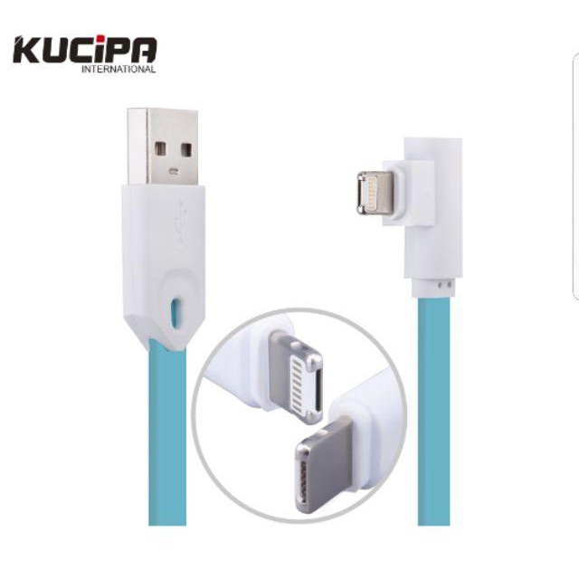 Kabel Charger Data USB 2 in 1 Combo KUCIPA 3,5A 1Port Micro dan Lightning