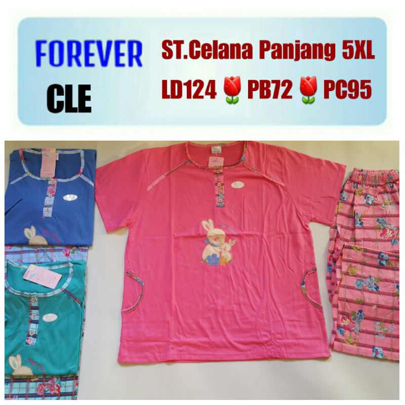 Piyama Jumbo 5XL Panjang Forever