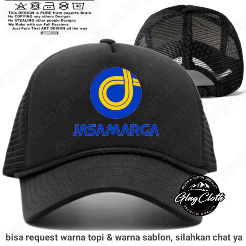 Topi JASA MARGA Trucker/Jaring