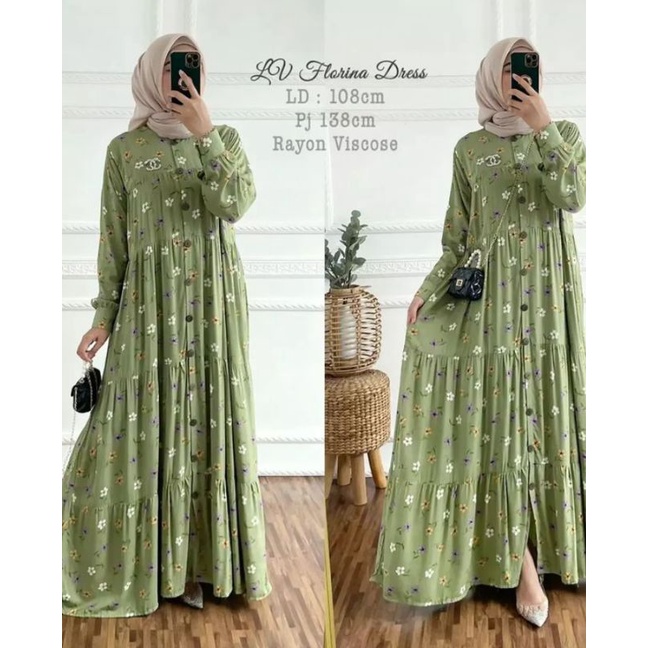 Gamis FLORINA DRESS real pict