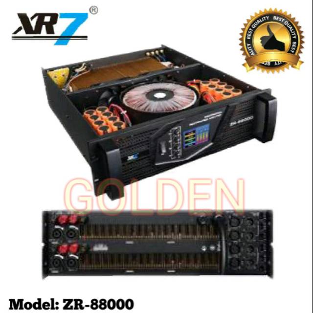 Power XR7 ZR 88000 Amplifier 4 Channel Class H Original Product