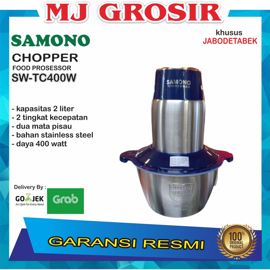 CHOPPER SAMONO SW TC 400 W BLENDER DAGING SERBAGUNA