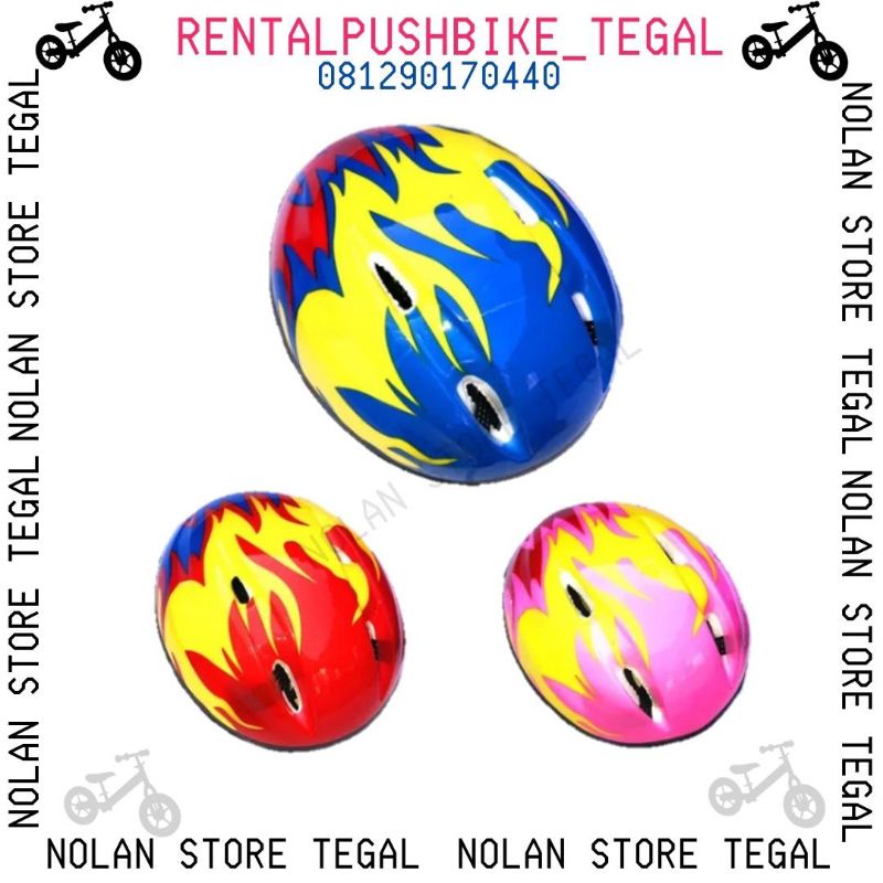 helm push bike / helm balance bike anak / helm sepeda anak / helm sepatu roda