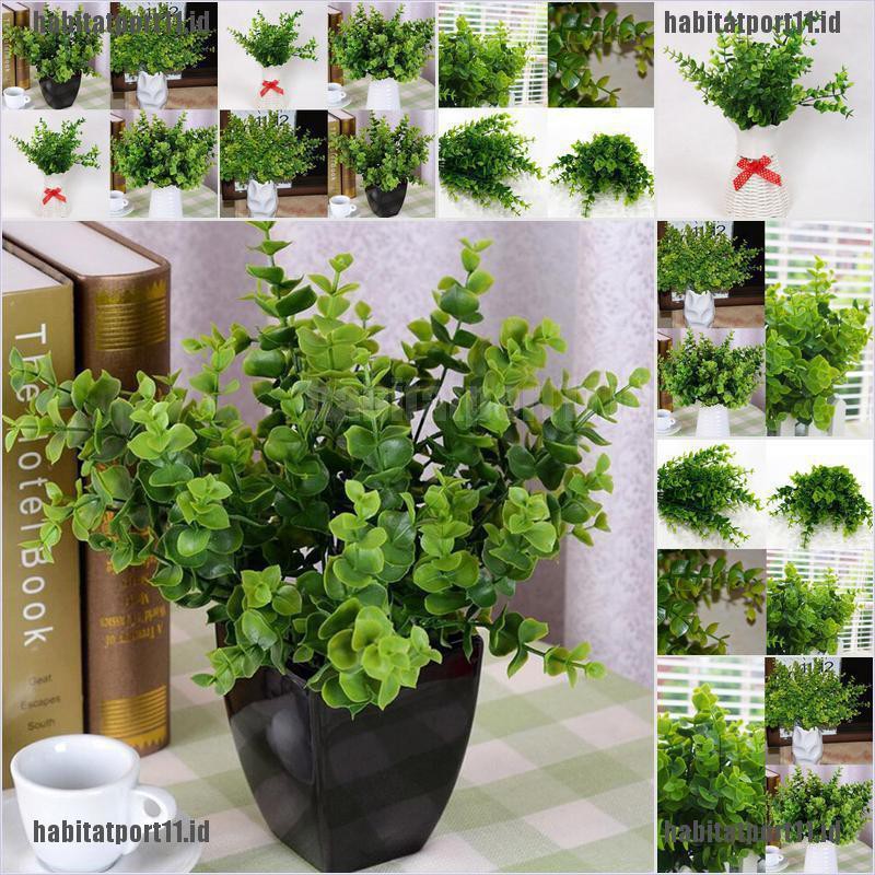 Hab 7 Ranting Tanaman Eucalyptus Imitasi Bahan Plastik Shopee Indonesia