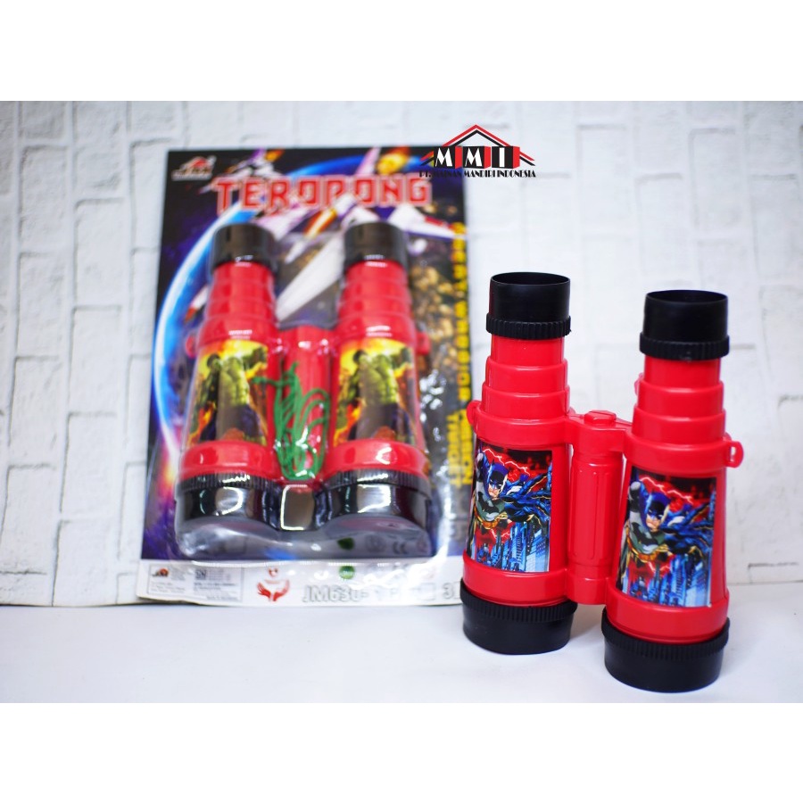 Mainan Anak Teropong Karakter Justice League DC Comic Batman Panjang 15,5 cm