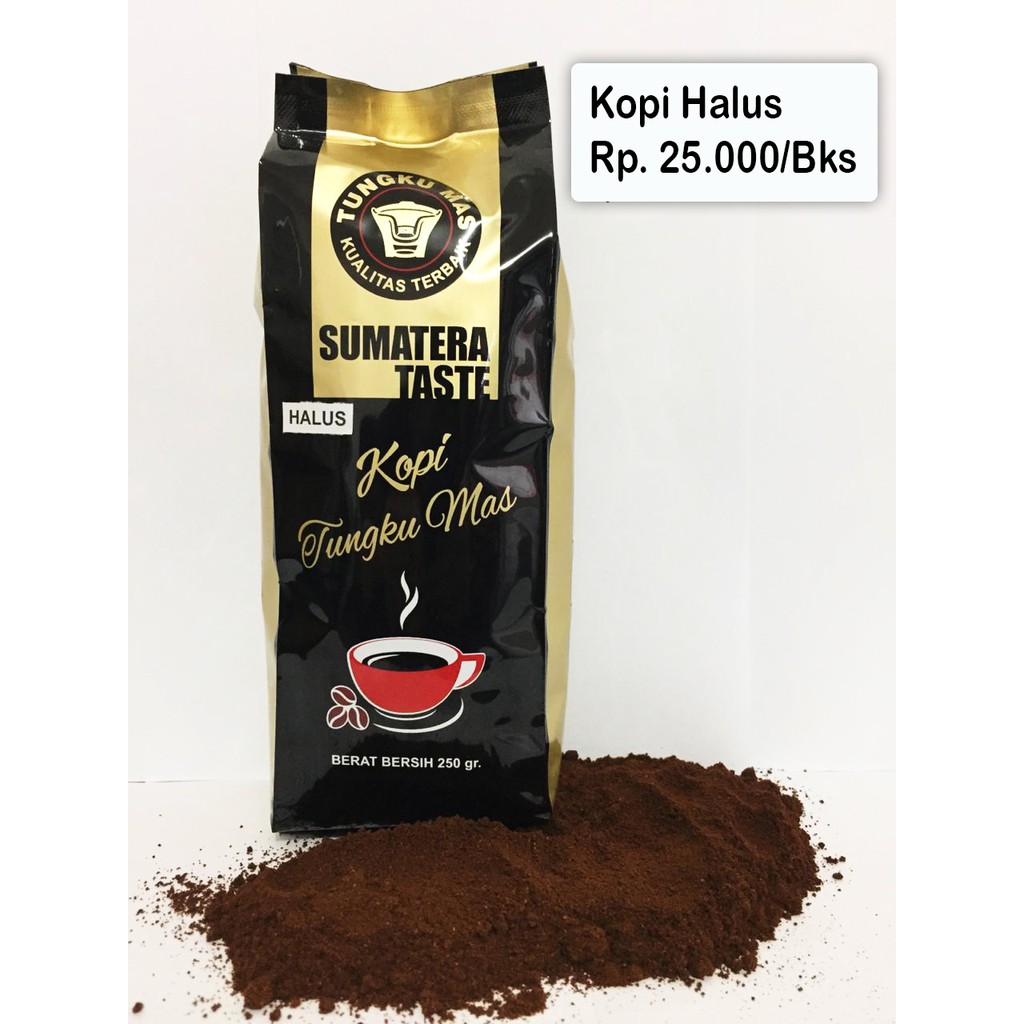 

Kopi Bubuk Halus Murni Tungku Mas SIDIKALANG