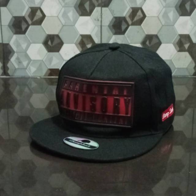 Topi Parental advisory snapback original second/ bekas. Topi hiphop