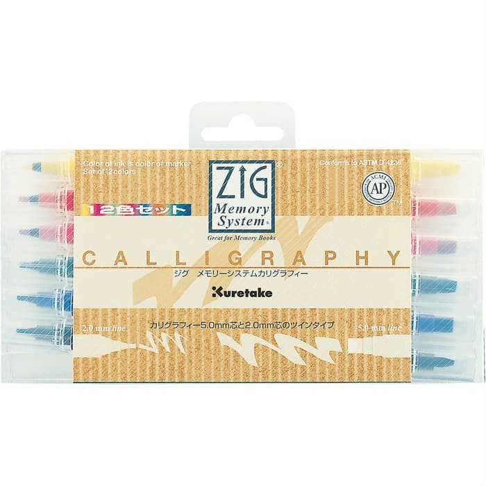 

Paket Alat Tulis - Paket Puzzle Anak - Paket Ujian Ms-3400/12V Kuretake Water-Based Pen Zig Memory