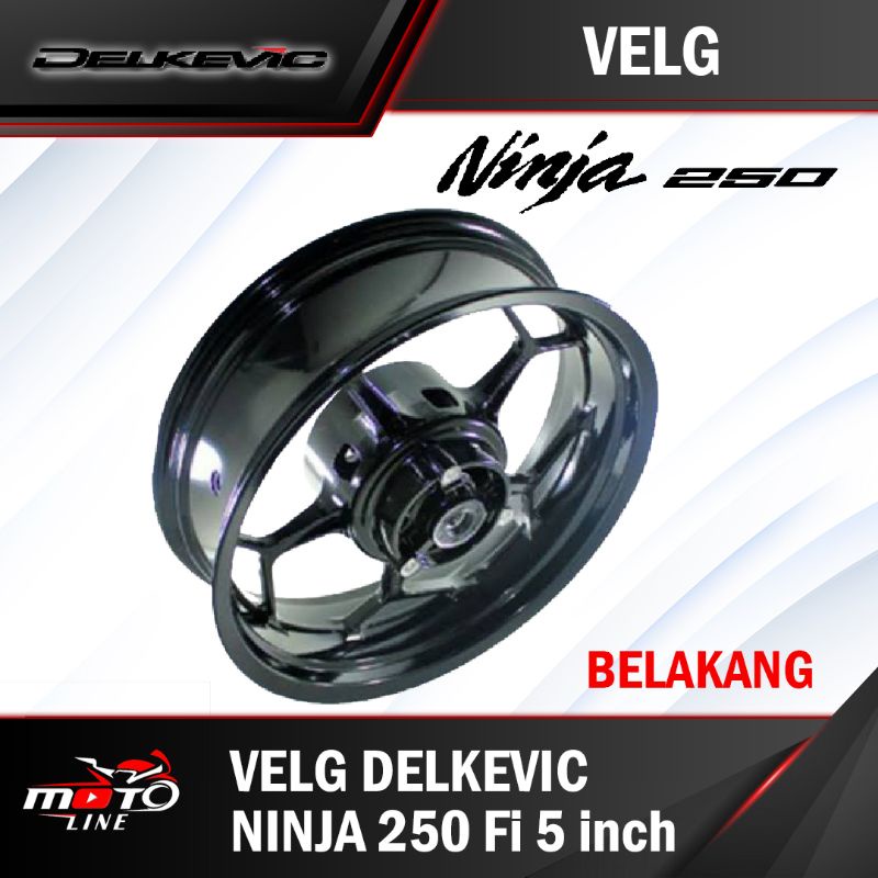 VELG DELKEVIC NINJA 250FI BELAKANG 5INCH