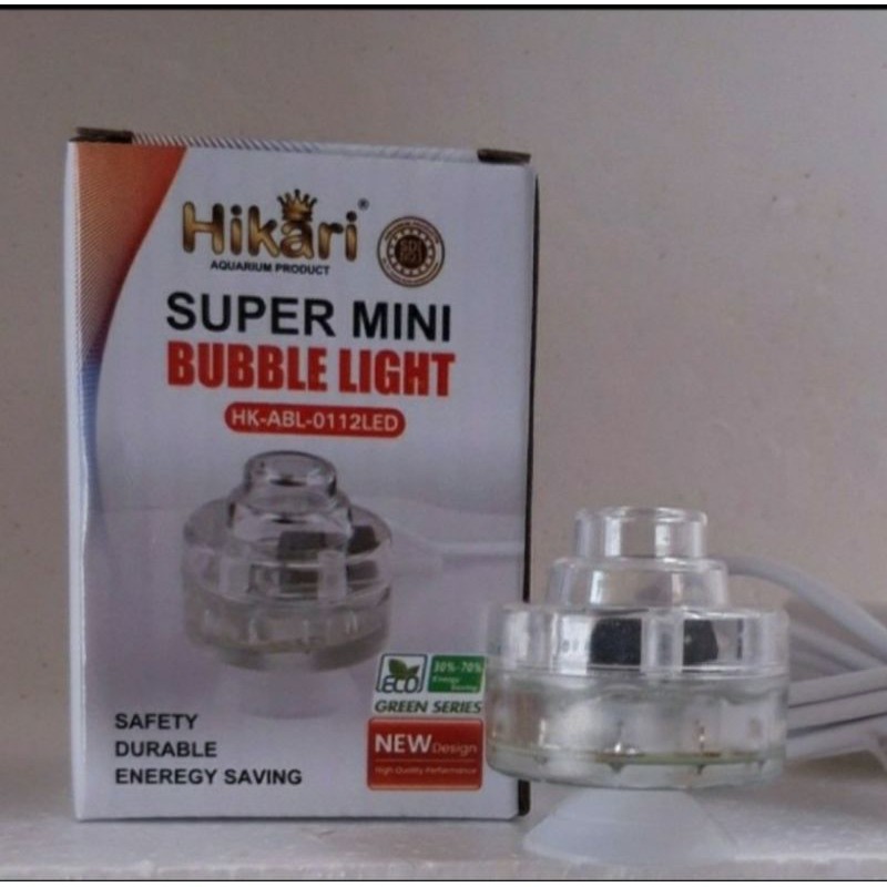 Lampu celup super mini hikari bubble light dekorasi aquarium aquascape