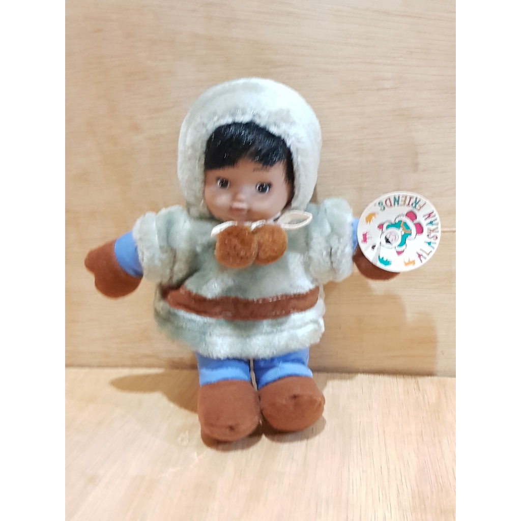 Boneka Orang Eskimo Brand Alaskan Friends Artic Circle Enterprises Original