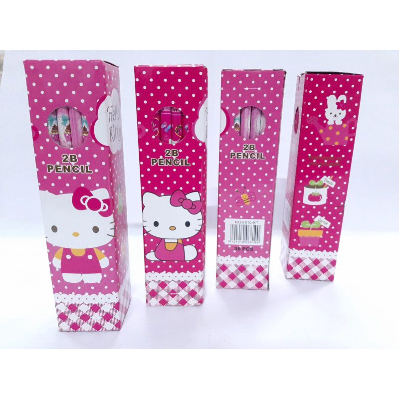 

Pensil Pencil Paltot Patlot Karakter HELLO KITTY Isi 36 PS-6810 / Pensil 2B / Pensil Anak kecil / Dijual Perbox Murah