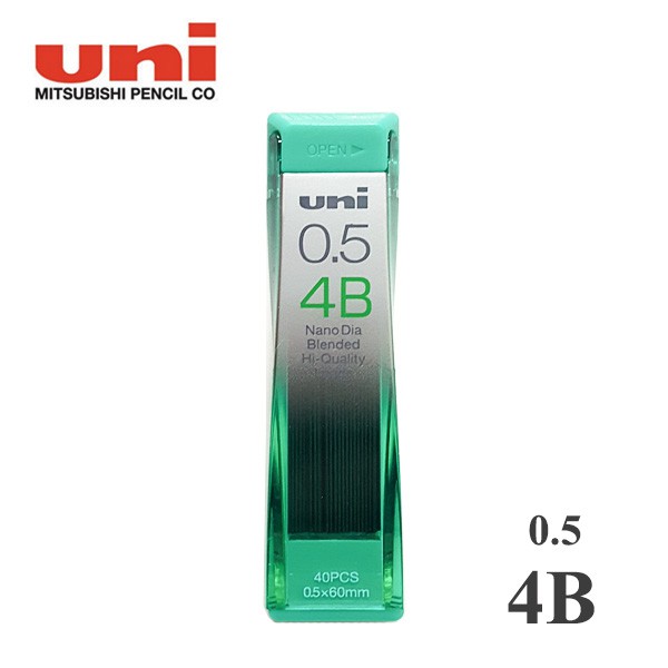 

Uni Nano Dia Pencil Lead / Isi Pensil Mekanik (0.3/0.5/0.7mm)