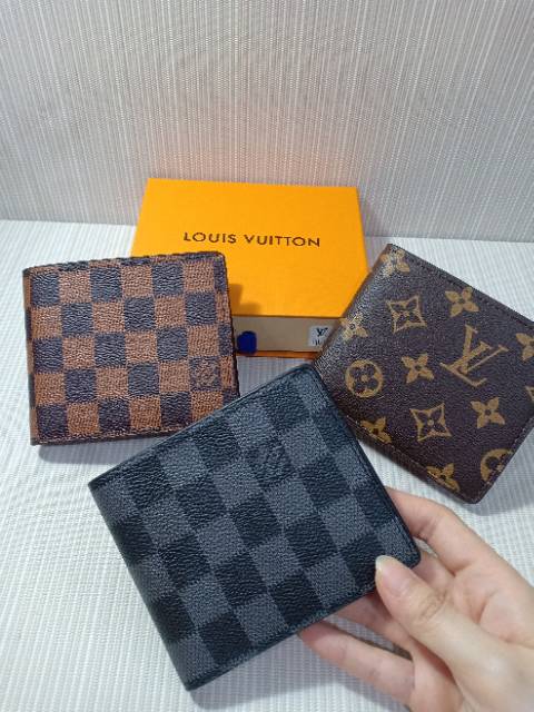 Dompet lipat pria mono damier