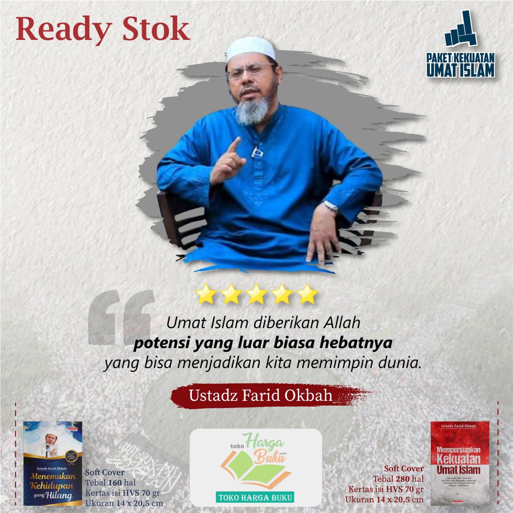 Paket 2 Buku Mempersiapkan Kekuatan Umat Islam Dan Menemukan Kehidupan Yang Hilang Aqw