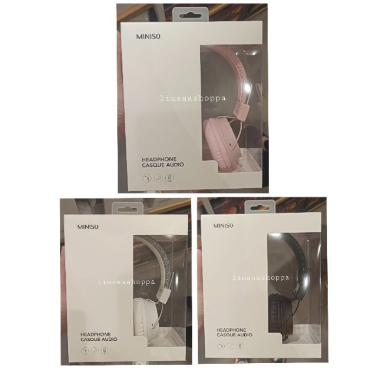 Headphone Miniso - Headphone Casque Audio