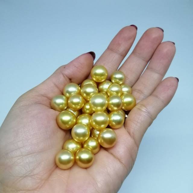 Mutiara gold air laut asli Grade AAA