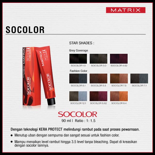 MATRIX SOCOLOR  90ML