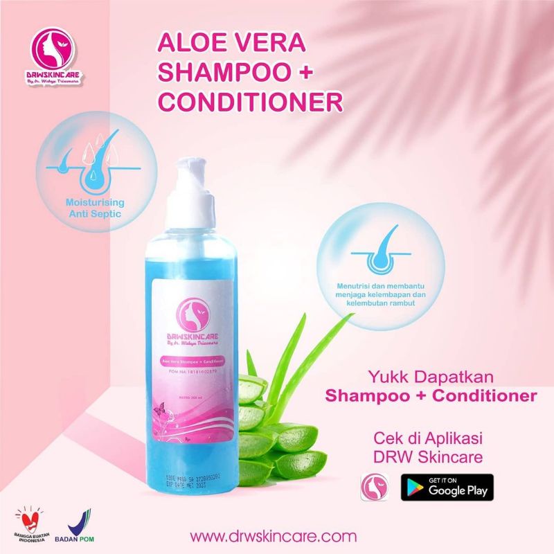 Shampo+conditioner Anti rontok/ketombe Drw skincare