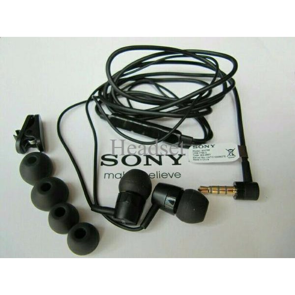 Headset Sony Experia MH750 Original 100% Stereo & Bass (Earphone /Handsfree) ,  Headset
