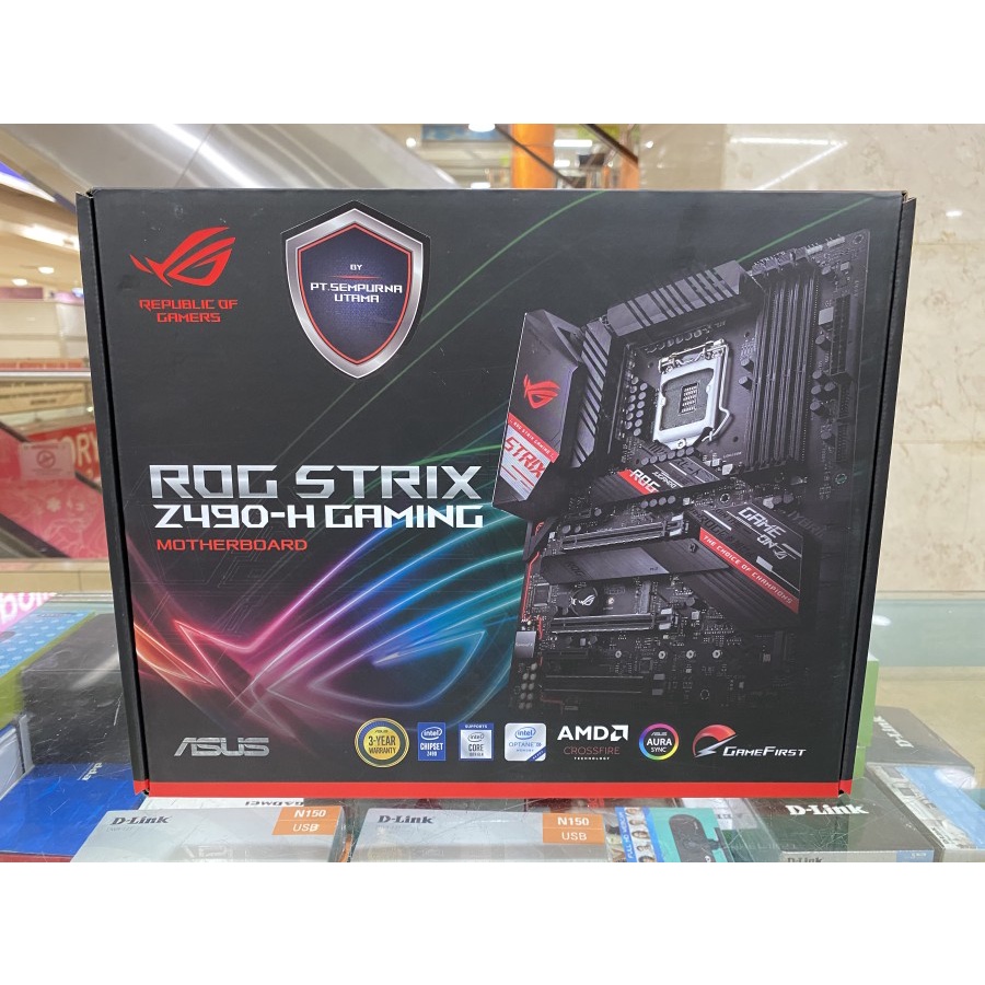 MOTHERBOARD ASUS ROG STRIX Z490 H GAMING