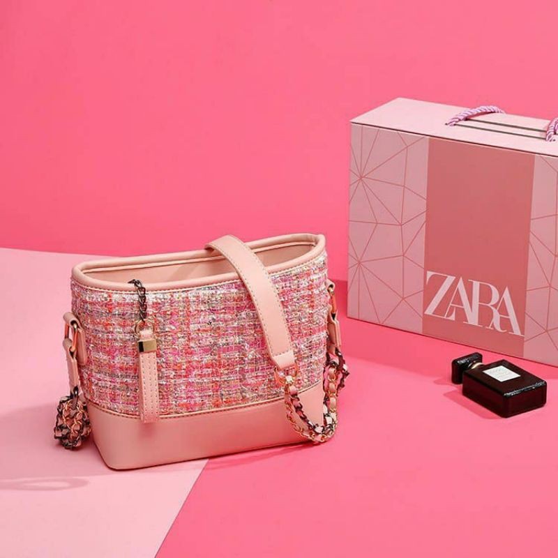 10.10 SALE | ZRA gabriell tweed GIFTSET include box