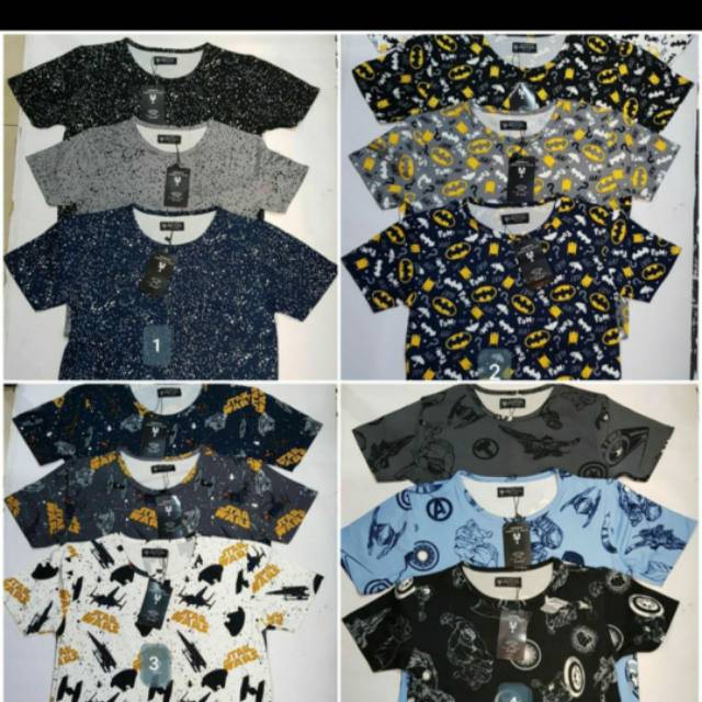 KAOS ANAK JANIE & JACK FULL PRINT UK 2-13 THN