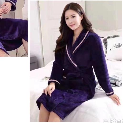 ♪ KIMONO HANDUK BULU HALUS IMPORT HANDUK KIMONO IMPORT PRIA WANITA BAJU TIDUR WANITA IMPORT ۝