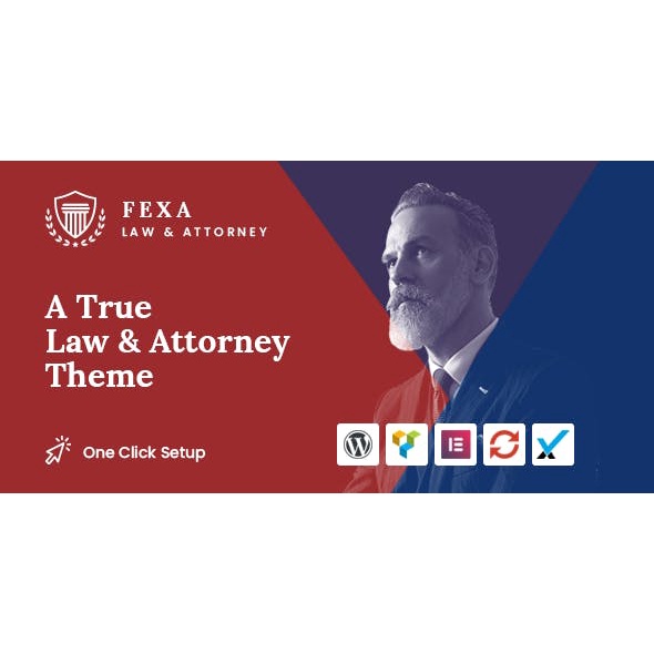 Fexa Lawyer & Attorney WordPress Theme - GPL