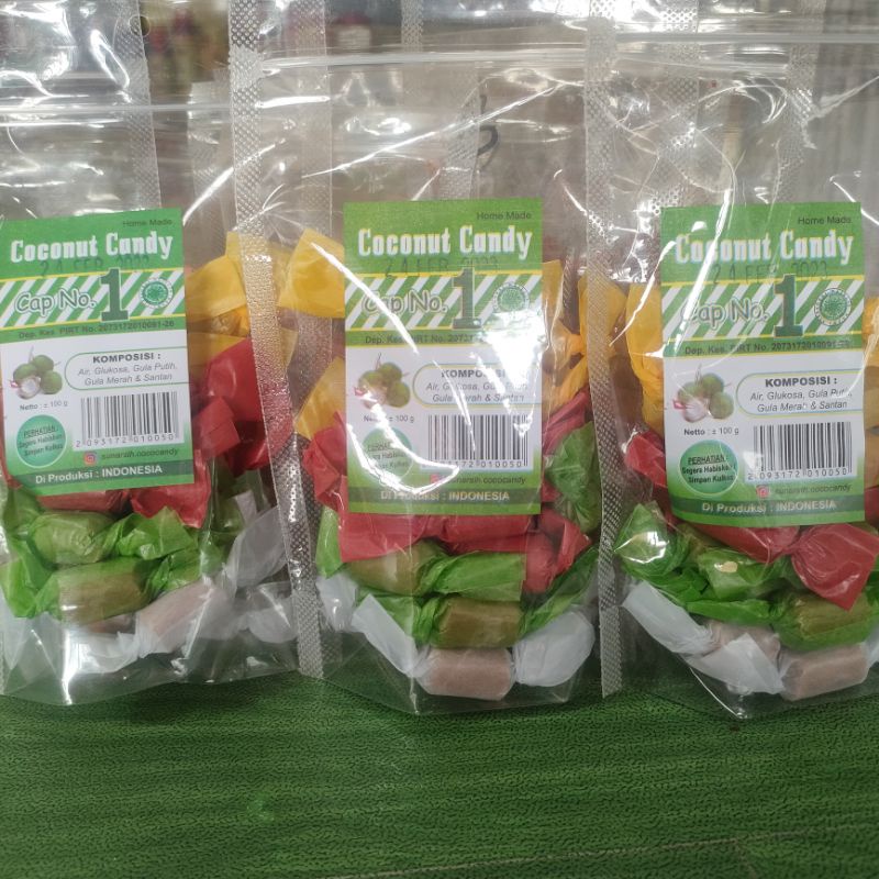 

PERMEN KELAPA / YA THENG / Coconut Candy CAP NO.1