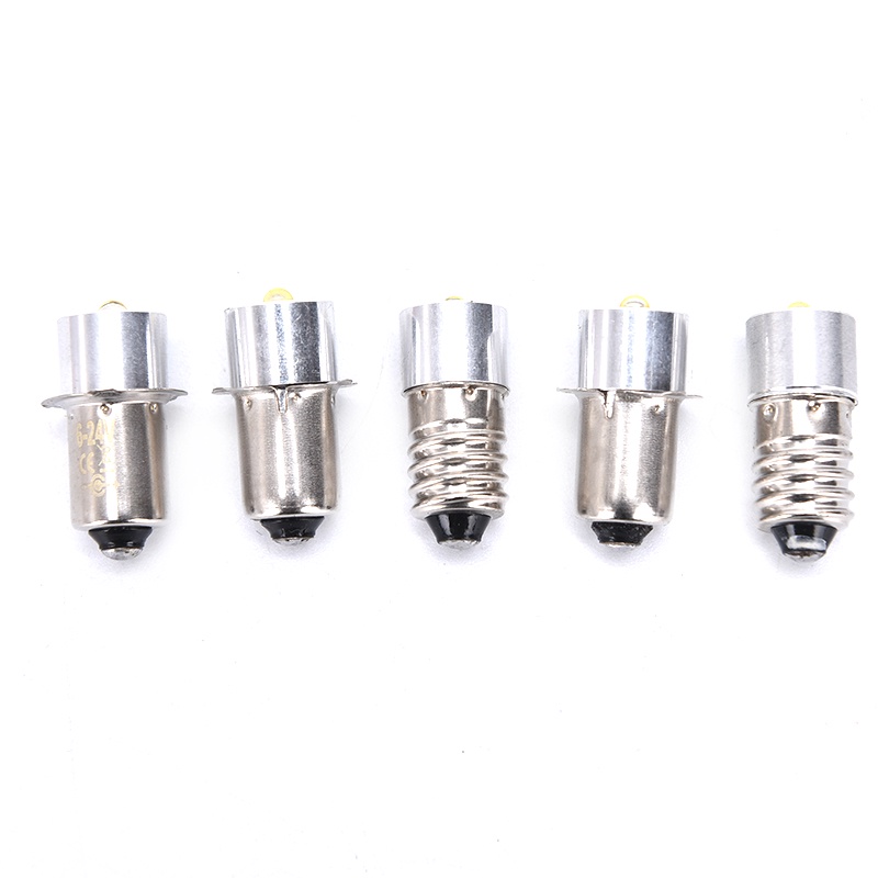 {LUCKID}3W E10 P13.5S LED For Focus Flashlight Replacement Bulb Torch Work Light Lamp