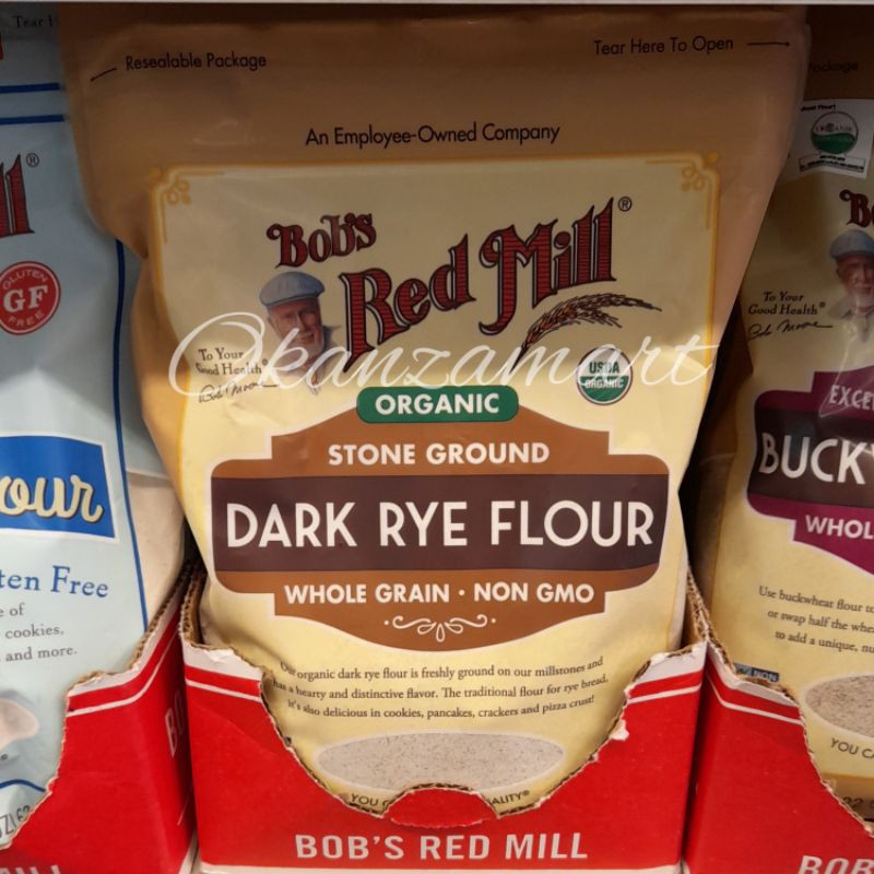 

Bob's Bobs Red Mill Organic Dark Rye Flour 623gr