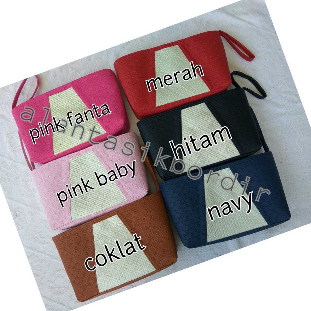 dompet anyaman pandan (R36)