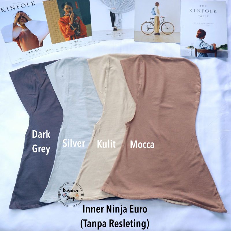 Daleman/inner hijab ninja tanpa sleting/Ninja Euro