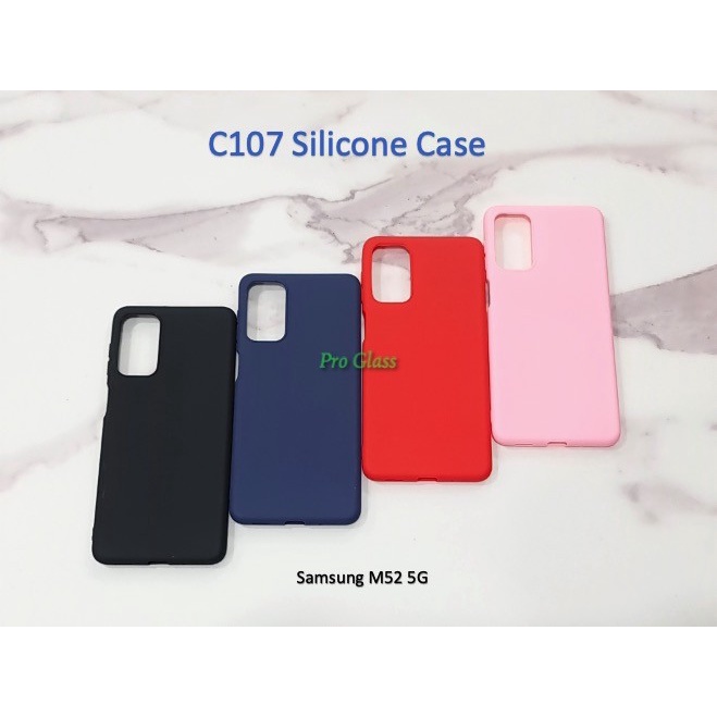 C107 Samsung M52 5G / M62 F22 Colourful Ultrathin Silicone Soft Case