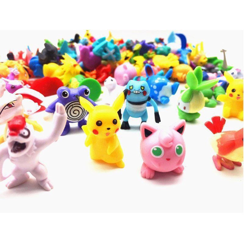 【 24pcs New！！！】  Mini Pokemon Action Figure Pokémon Go Monster Vinyl Toys for Boy Children Gift